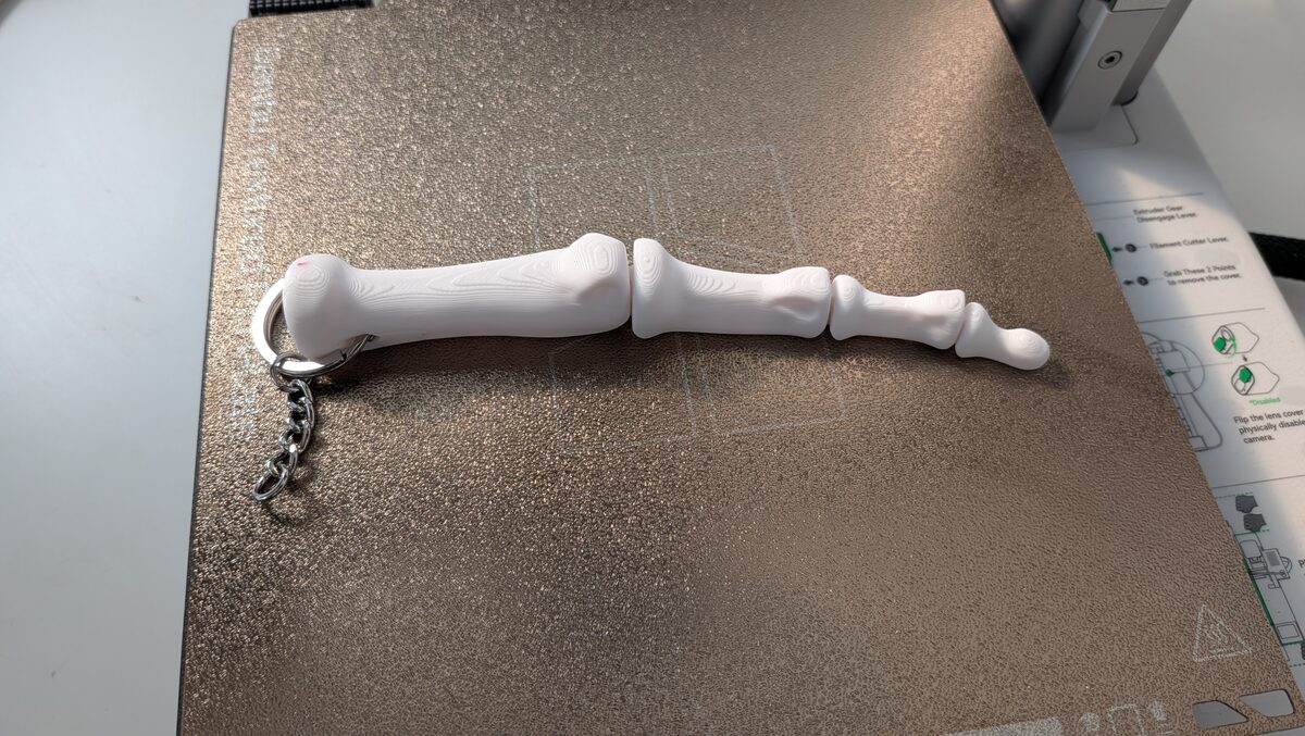 Bone Finger - Articulated Keychain Toy - thumbnail 4